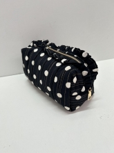 Neceser Rectangular Acolchado Estampado Lunares
