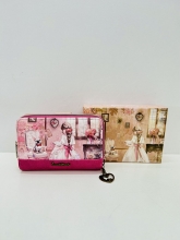 Cartera Billetera de Coraz�n con tarjetero extraible Sweet & Candy