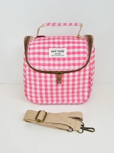 Nevera / Bolsa Trmica Sweet&Candy estampado cuadro vichy (color rosa)