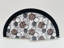 Abanico de madera dise�o Animal Print