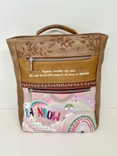 Mochila bordada Sweet Candy Coleccin RAIBON (KHAKI)