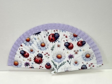 Abanico de madera dise�o MARIQUITAS