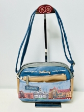 Bandolera bordada Sweet Candy Coleccin Londres (BLUE)