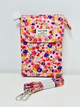 Bolso cuelga mvil  impermeable Sweet Candy estampado Liberty (tono rosa)
