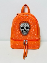 Mochila Polipiel  Calavera (ORANGE)