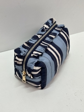 Neceser Rectangular Acolchado Estampado rayas