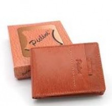Cartera Pielini en piel de vacuno para hombre (Color Cuero)