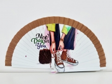 Abanico de madera dise�o TRAVEL