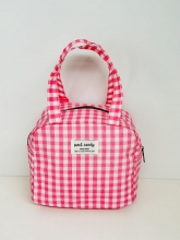 Nevera / Bolsa Trmica Sweet&Candy estampado cuadro vichy (color beige)