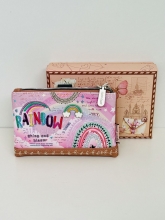 Cartera Billetera blanda con monedero/tarjetero extraible Sweet & Candy Coleccin Raibon (Pink)