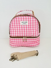 Nevera / Bolsa Trmica Sweet & Candy estampado cuadro vichy (color rosa)