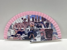 Abanico de madera dise�o TRAVEL