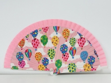 Abanico de madera dise�o GLOBOS