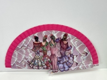 Abanico de madera dise�o SEVILLANAS