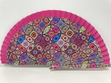 Abanico de madera diseo Mandala