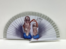 Abanico de madera dise�o TRAVEL