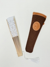 Funda abanico con cierre cremallera (Color marrn)
