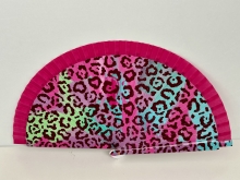 Abanico de madera diseo Print Pink