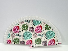 Abanico de madera dise�o Mariposas