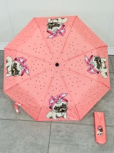 Paraguas con funda plegable automtico Estampado Carlino