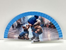 Abanico de madera dise�o TRAVEL