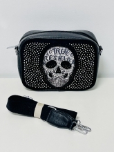 Bolso Bandolera polipiel Calavera (BLACK)