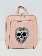 Mochila Polipiel  Calavera (PINK)