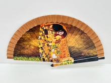 Abanico de madera mini, dise�o Pinturas