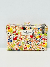 Cartera/billetera impermeable con tarjetero/monedero extraible Sweet Candy, Estampado Liberty (tono amarillo)
